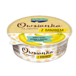 Krasnystaw Owsianka na jogurcie z bananem 250 g