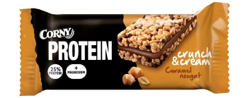 Corny proteinowa kanapka Crunch &amp; Cream o smaku karmelu i nugatu 35g