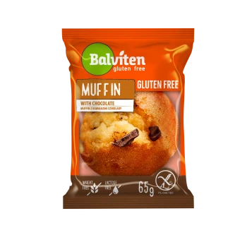 Balviten Muffin z kawałkami czekolady 65g. Produkt bezglutenowy