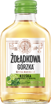 'Żołądkowa Gorzka Rześka Limonka z Miętą 90 ml 28%