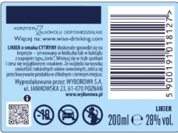 'Wyborowa Cytrynówka 0,2L 28%