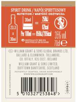 'Grant's Summer Orange 35% 700ml