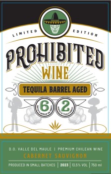 'Prohibited Wine Tequila Barrel Aged Wino Czerwone Wytrawne 750 ml