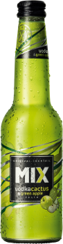'gazowany koktajl alkoholowy MIX o smaku wódki, zielonego jabłka, kaktusa 0,33 l