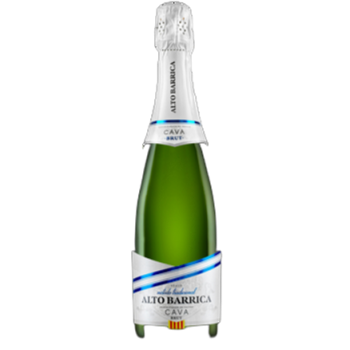 'Wino gronowe białe wytrawne musujące ALTO BARRICA CAVA BRUT 0,75L