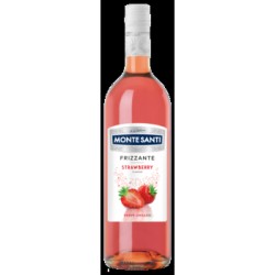 'monte santi frizzante strawberry 10 % alk. 0,75 L