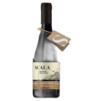 'Scala Natural Red Wine Semi Dry 0,75l