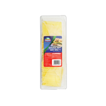 Hochland. Ser gouda 48% Ser żółty w plastrach. Ser podpuszczkowy dojrzewający 1 kg