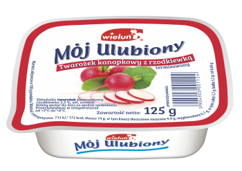 Twarożek kanapkowy Mój Ulubiony z rzodkiewką 125 g