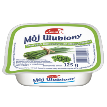 Twarożek kanapkowy ze szczypiorkiem 125 g Mój Ulubiony