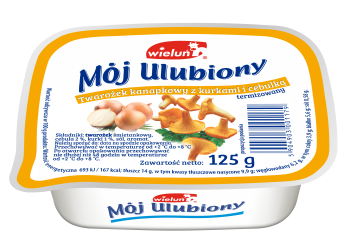 Twarożek kanapkowy Mój Ulubiony z kurkami i cebulką 125 g