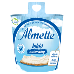 Almette Puszysty serek twarogowy lekki naturalny 150 g