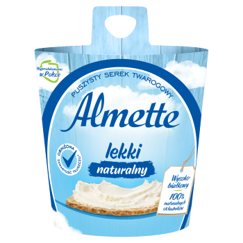 Almette Puszysty serek twarogowy lekki naturalny 150 g