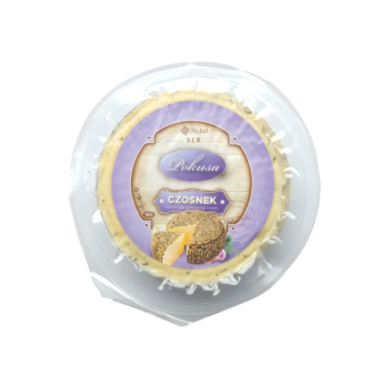 Ser Pokusa Czosnek 350g, półtwardy