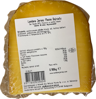 Ser Landana Gouda Jersey mocno dojrzały 180g