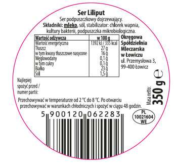 Ser Łowicki LILIPUT 350g