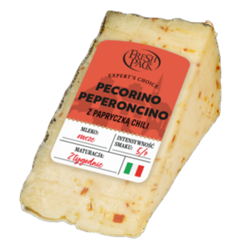 Ser Pecorino z ostrą papryczką chili, porcja 110g FRESH PACK
