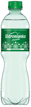 Ustronianka Biała Naturalna Woda Mineralna musująca 0,5l