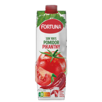 Fortuna Sok 100% pomidor pikantny 1 l
