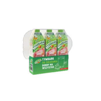 Tymbark 3 x sok 100% jabłko 1 l