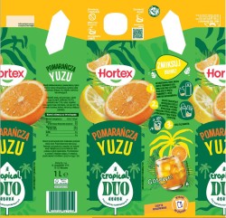 Hortex Tropical Duo Napój Pomarańcza Yuzu karton 1L