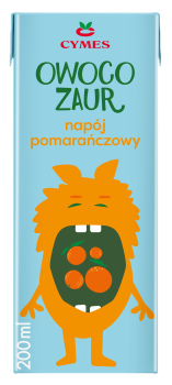 Victoria Cymes Napój pomarańczowy 200 ml. Pasteryzowany