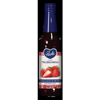 Paola Truskawka Syrop o smaku truskawkowym 430 ml