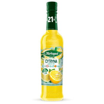 Herbapol Syrop Owocowy Suplement Diety Cytryna Lemoniadowa z witaminami C,D, B6 i cynkiem 420 ml