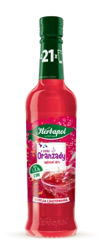 Herbapol Syrop o smaku Oranżady z wit. C, D, B6 i Cynkiem 420 ml