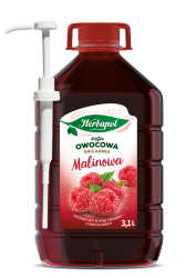 OWOCOWA SPIŻARNIA Malinowa z pompką - Herbapol 3,1 l.