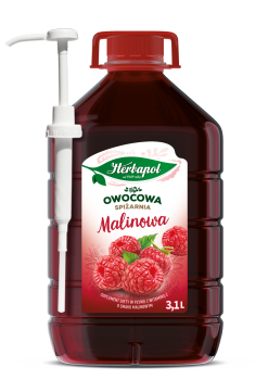 OWOCOWA SPIŻARNIA Malinowa z pompką - Herbapol 3,1 l.