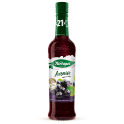 Herbapol syrop owocowy suplement diety aronia z witaminami C,D,B6 i cynkiem 420ml