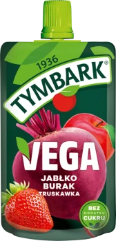 Tymbark Mus Vega jabłko burak truskawka 100 g