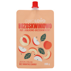 Mus jabłkowo-brzoskwiniowy 200g * BRZOSKWINIOWO OWOLOVO