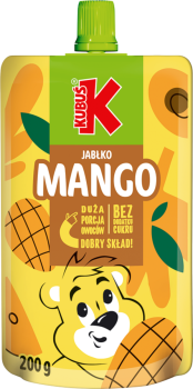 Kubuś Mus Mango Jabłko 200g