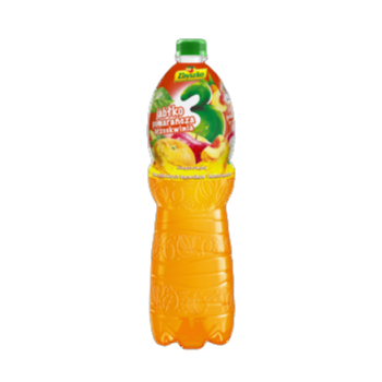 Zbyszko 3 Jabłko Pomarańcza Brzoskwinia 20% soku 1,75 l