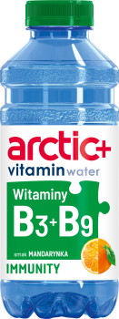 arctic+ vitamin water Napój o smaku mandarynki z witaminami i selenem 600ml