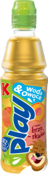 Kubuś Play! Napój owocowy woda i owoce jabłko brzoskwinia 400 ml