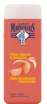Le Petit Marseillais Żel pod prysznic Biała Brzoskwinia BIO &amp; Nektarynka BIO 400 ml