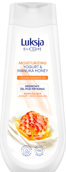 Luksja Silk Care Kremowy żel pod prysznic Jogurt i Miód manuka 500 ml
