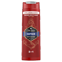 Old Spice Captain Męski płyn do kąpieli, żel pod prysznic i szampon 3 w 1 400ml