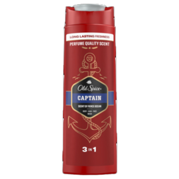 Old Spice Captain Męski płyn do kąpieli, żel pod prysznic i szampon 3 w 1 400ml