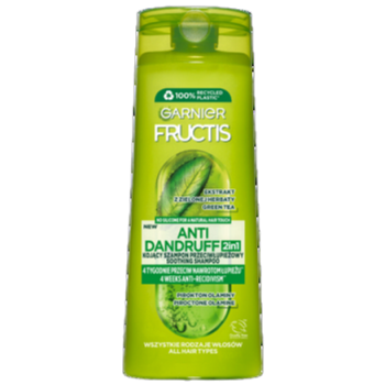 Garnier Fructis Antidandruff 2in1 szampon przeciwłupieżowy 400 ml
