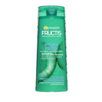 Garnier Fructis Hydra Fresh szampon oczyszczający do włosów przetłuszczających się z suchymi końcówkami 400 ml