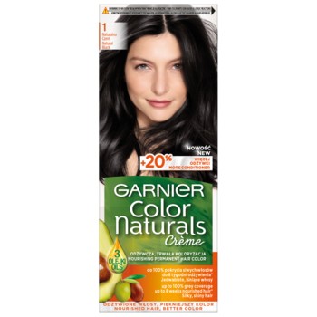 Garnier Color Naturals Creme Farba do włosów 1 Czarny