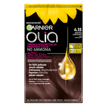 Garnier Olia 4.15, Mroźna Czekolada, Permanentna koloryzacja