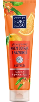 Krem do rąk i paznokci glicerynowy Cztery Pory Roku Odżywczy Rokitnik&amp;Pomarańcza 130ml