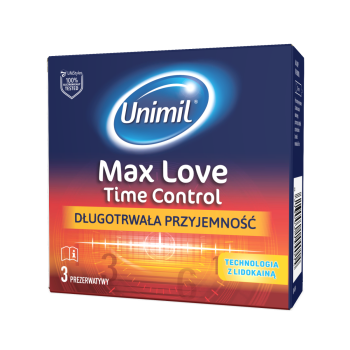 Unimil Max Love Time Control 3 szt.