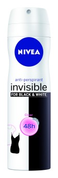 NIVEA Antyperspirant INVISIBLE Clear spray 150 ml