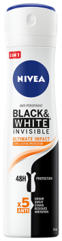 Antyperspirant NIVEA Black&amp;White Invisible Ultimate Impact spray 150ml